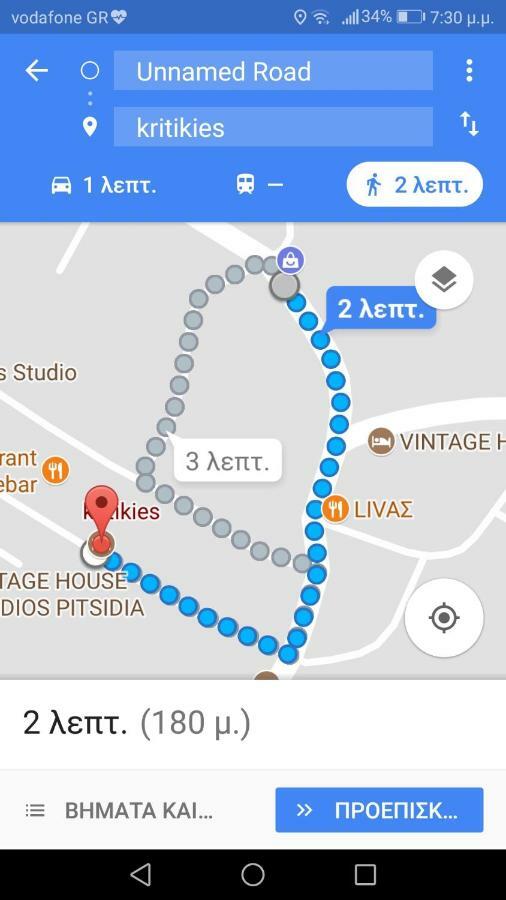 Apartamento Kritikies1 Pitsidia Exterior foto
